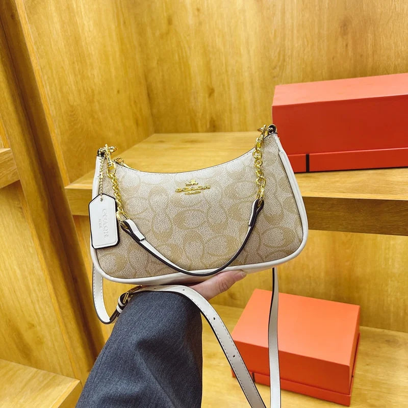 High-End Women's Underarm Shoulder Bag Classic Vintage Ladies Crossbody Handbag Elegant Designer Leather Messenger Bag For Women