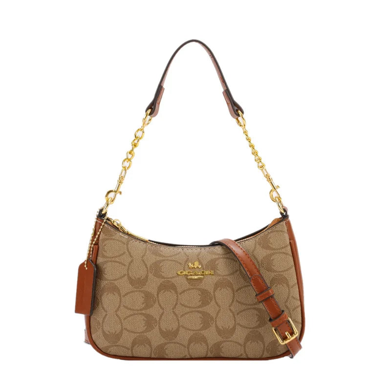 High-End Women's Underarm Shoulder Bag Classic Vintage Ladies Crossbody Handbag Elegant Designer Leather Messenger Bag For Women