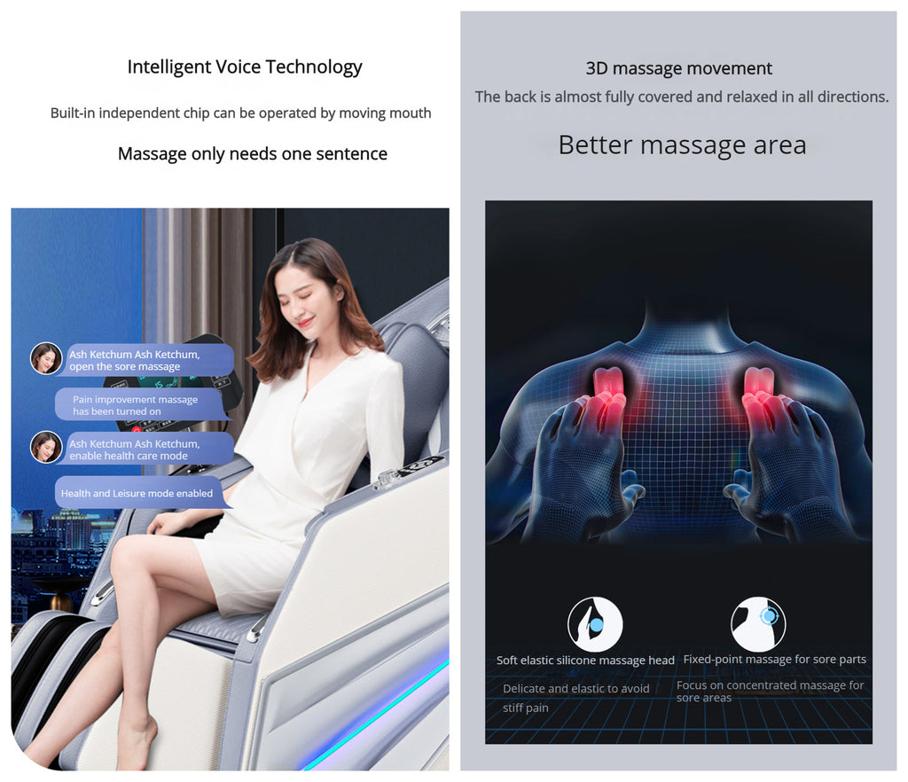 Smart Voice Massage Chair Home Full Body Electric Multifunctional Luxury Smart Massage Sofa