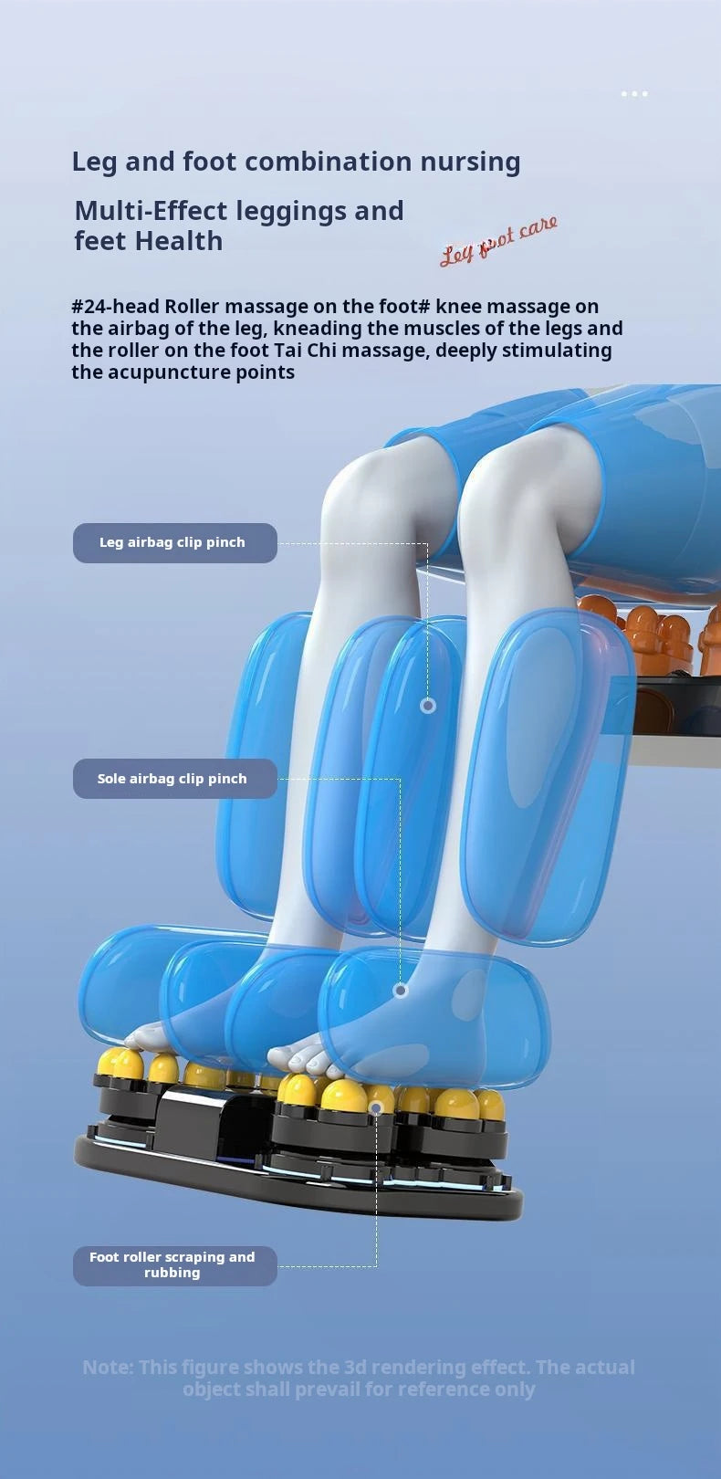 3D Massage Chair Comprehensive Full Body Massage with Zero Gravity Feature Massage Chair