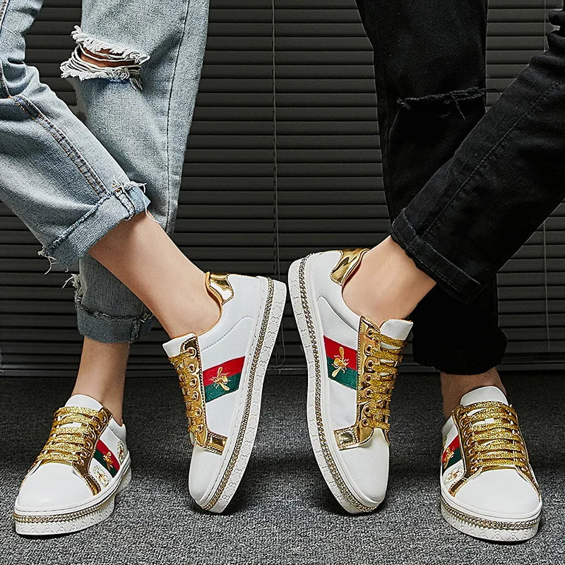 Fashion Casual Leather Shoes Men Women Luxury Brand Breathable Non Slip Outdoor Fitness Shoes Durable Comfort Top Quality Sports