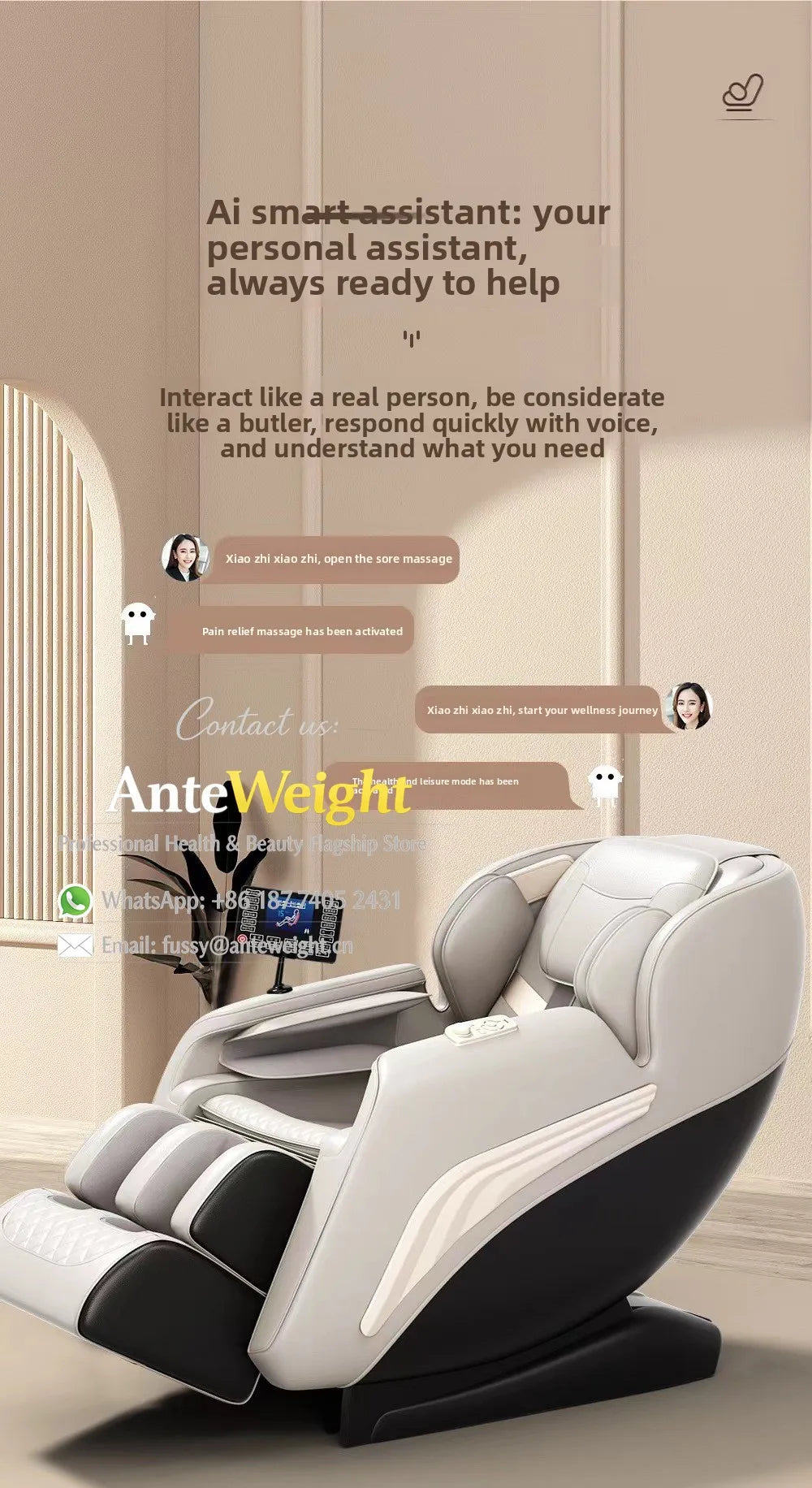 Smart Zero Gravity Space Capsule Massage Chair, Full Body Electric Automatic | Multi-Function Home Recliner