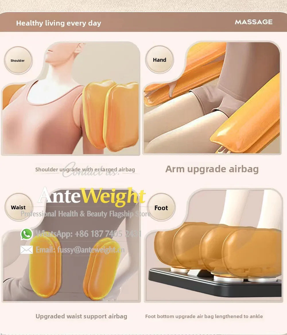 Smart Zero Gravity Space Capsule Massage Chair, Full Body Electric Automatic | Multi-Function Home Recliner