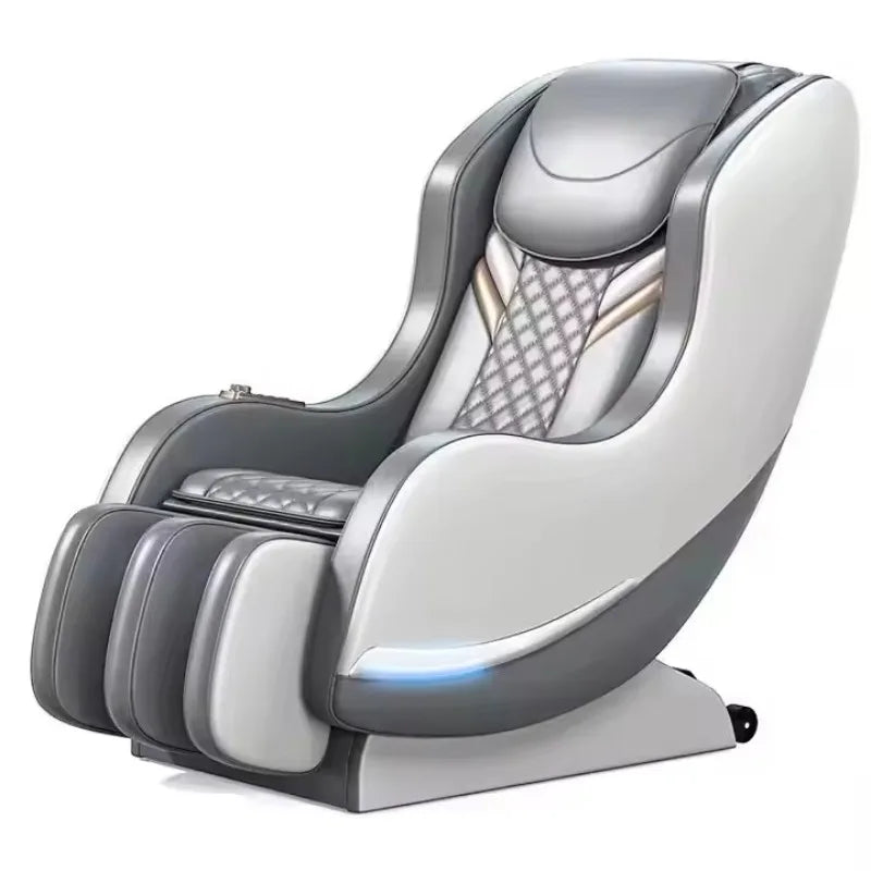 3D Shiatsu Zero Gravity Full Body Foldable Leather Massage Chair with Musical Function for Home and Office Use