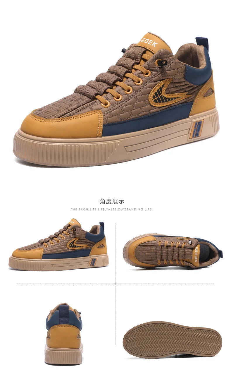 2025 Sport Casual Men Shoes Fashion Design Sneakers Man Platform Comfortable Men Sport Shoes Sneakers Flat Zapatos De Hombre