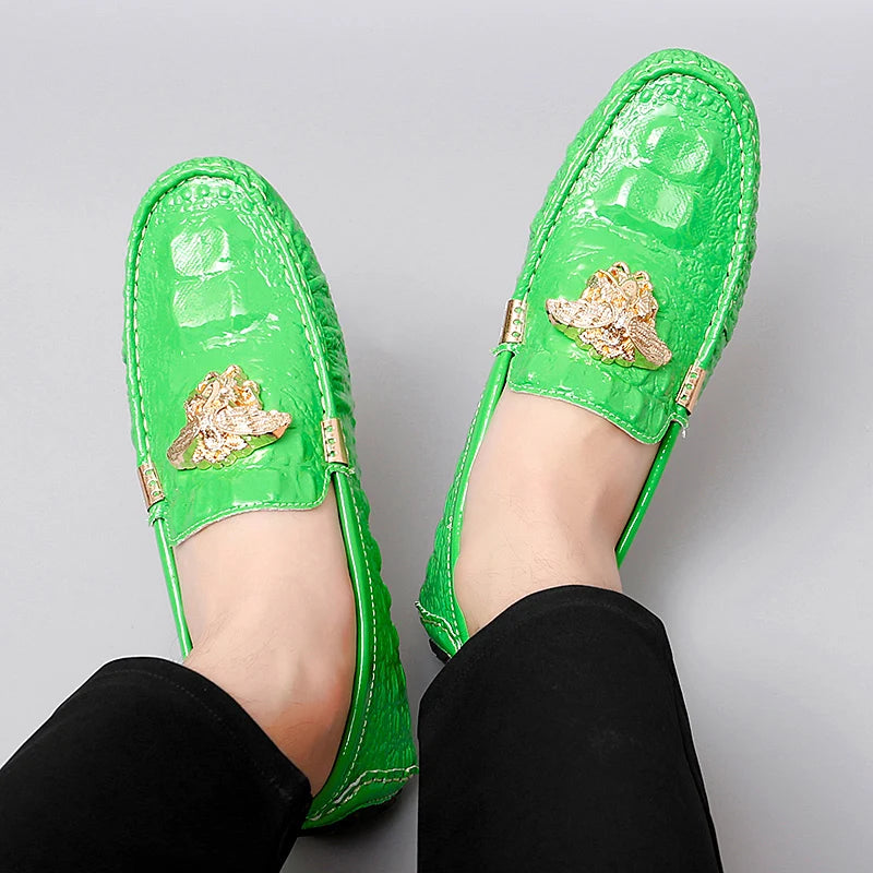 Men's Women Leather Designer Casual Shoes Luxury Loafers Moccasins Brand Driving Male Man Shoes for Men Footwear Plus Size 35-48