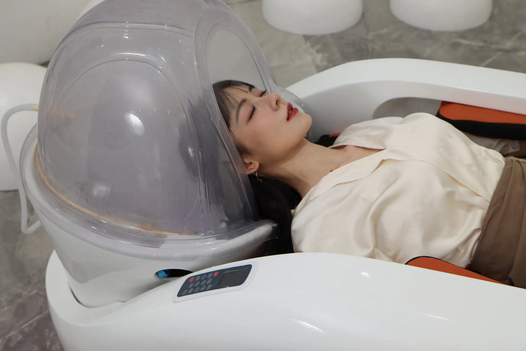 Luxury Automatic Massage Shampoo Bed with Ergonomic Design, LED Lighting Strip, Ideal for Hair Washing and Relaxation in Salon
