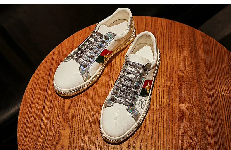 Fashion Casual Leather Shoes Men Women Luxury Brand Breathable Non Slip Outdoor Fitness Shoes Durable Comfort Top Quality Sports