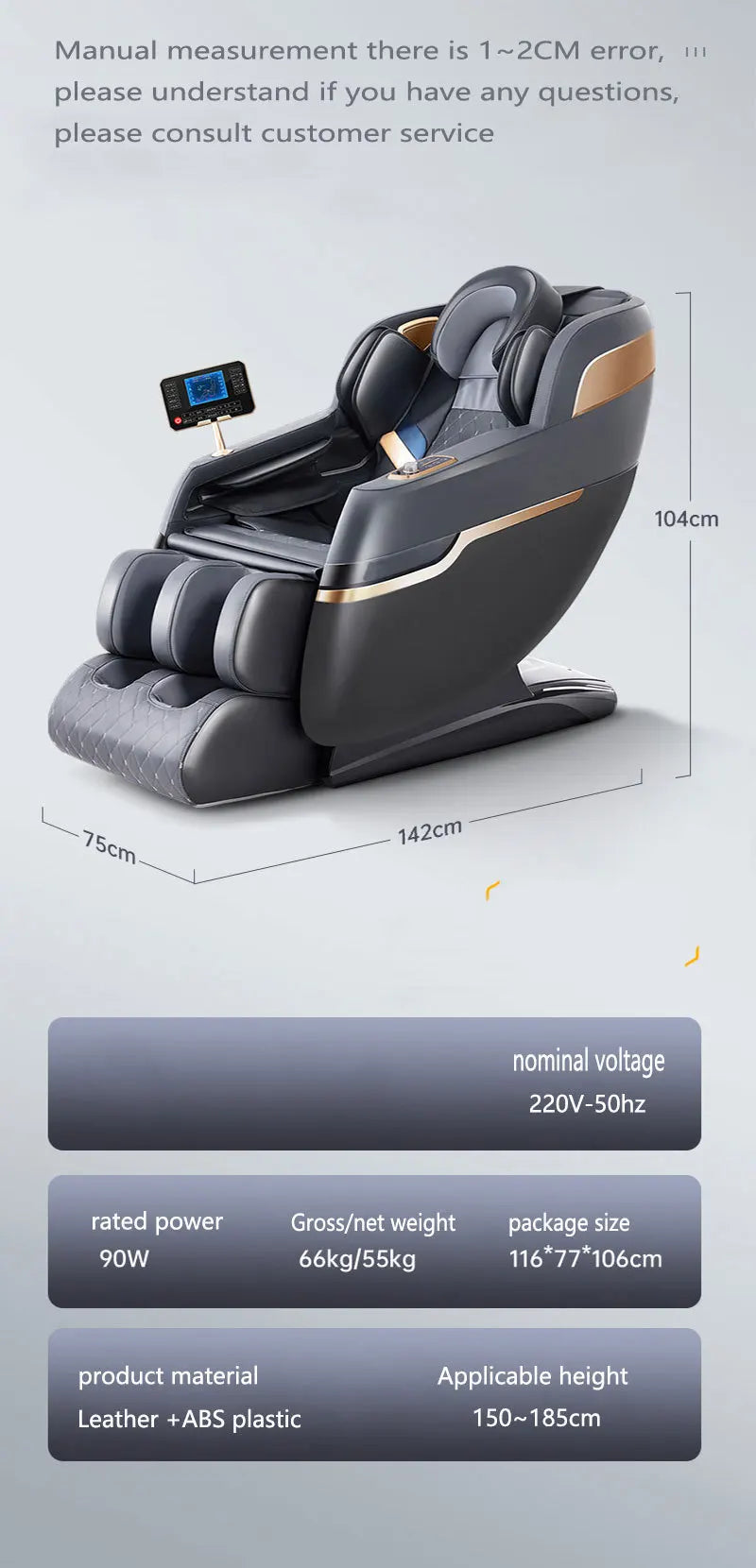 Smart massage chair, home small fully automatic multi-functional space capsule zero gravity sofa massager 2026