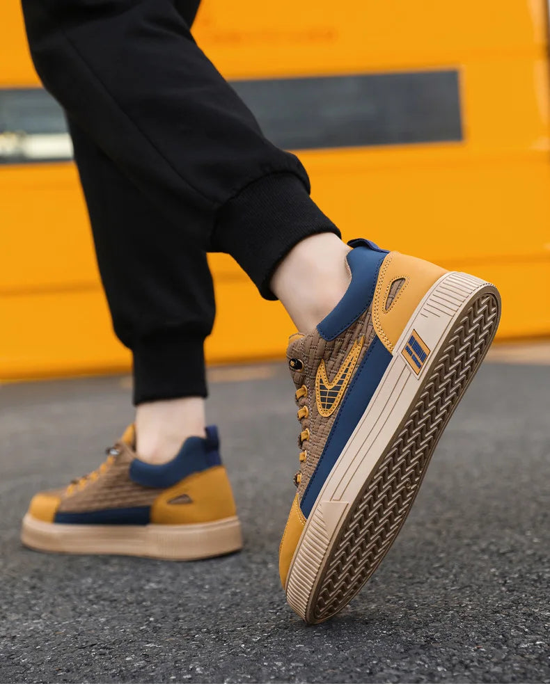 2025 Sport Casual Men Shoes Fashion Design Sneakers Man Platform Comfortable Men Sport Shoes Sneakers Flat Zapatos De Hombre