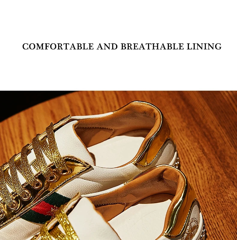 Fashion Casual Leather Shoes Men Women Luxury Brand Breathable Non Slip Outdoor Fitness Shoes Durable Comfort Top Quality Sports