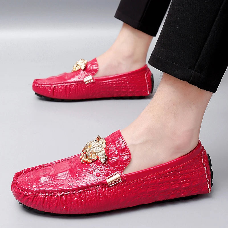 Men's Women Leather Designer Casual Shoes Luxury Loafers Moccasins Brand Driving Male Man Shoes for Men Footwear Plus Size 35-48