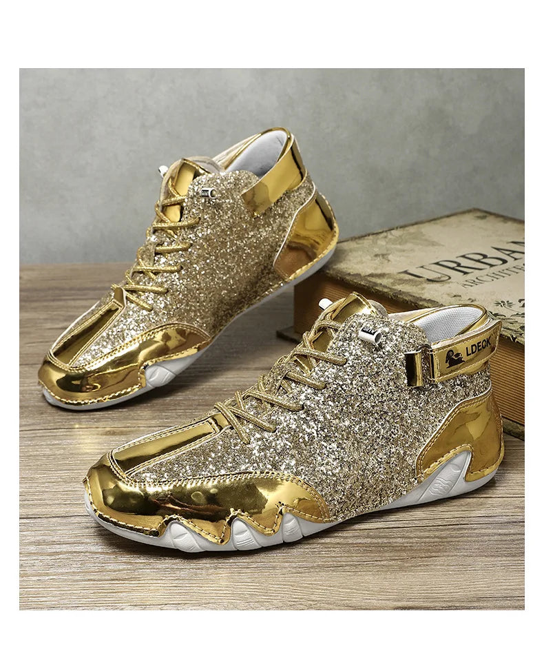 Personalized Solid Color Outdoor Boots Spring Autumn High-top Mens Shoes Fashionable Men Boots and Women's Casual Short Boots