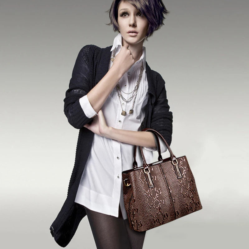 Fashion Patent Leather Shoulder Bag for Women, Luxury Handbags, Female Large Capacity Crossbody Bag ,Designer Handle Bag