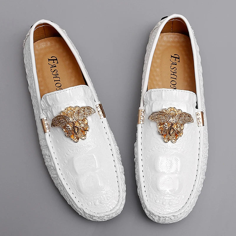 Men's Women Leather Designer Casual Shoes Luxury Loafers Moccasins Brand Driving Male Man Shoes for Men Footwear Plus Size 35-48