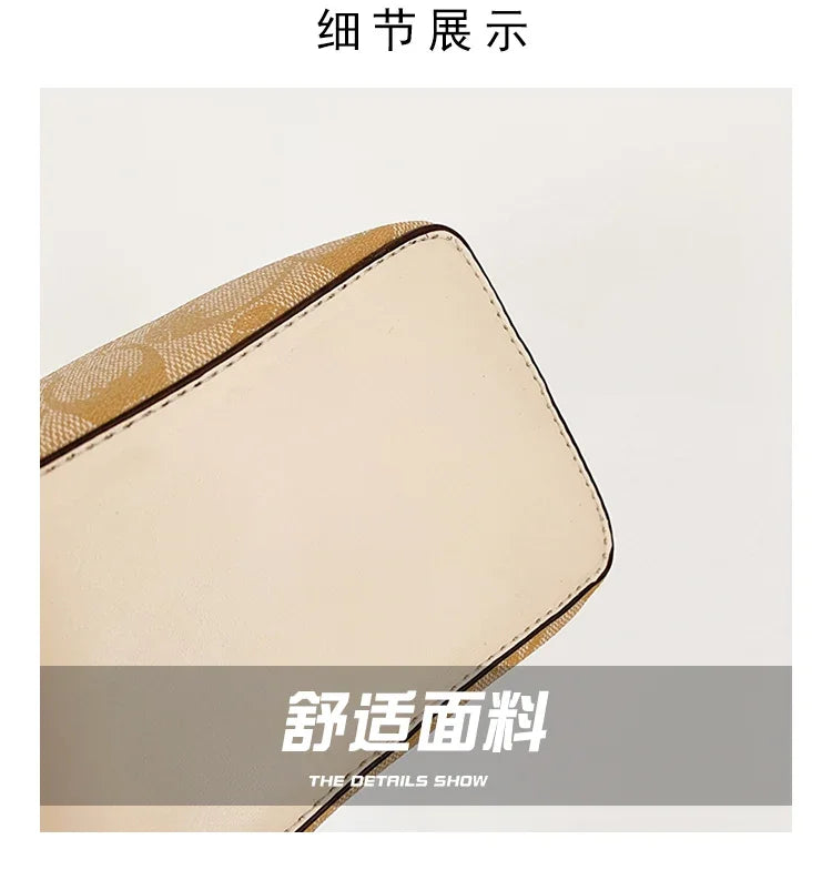 Elegant Women's Leather Shoulder Fashion Classic Tote Bag Luxury Designer Crossbody Handbag For Work And Casual