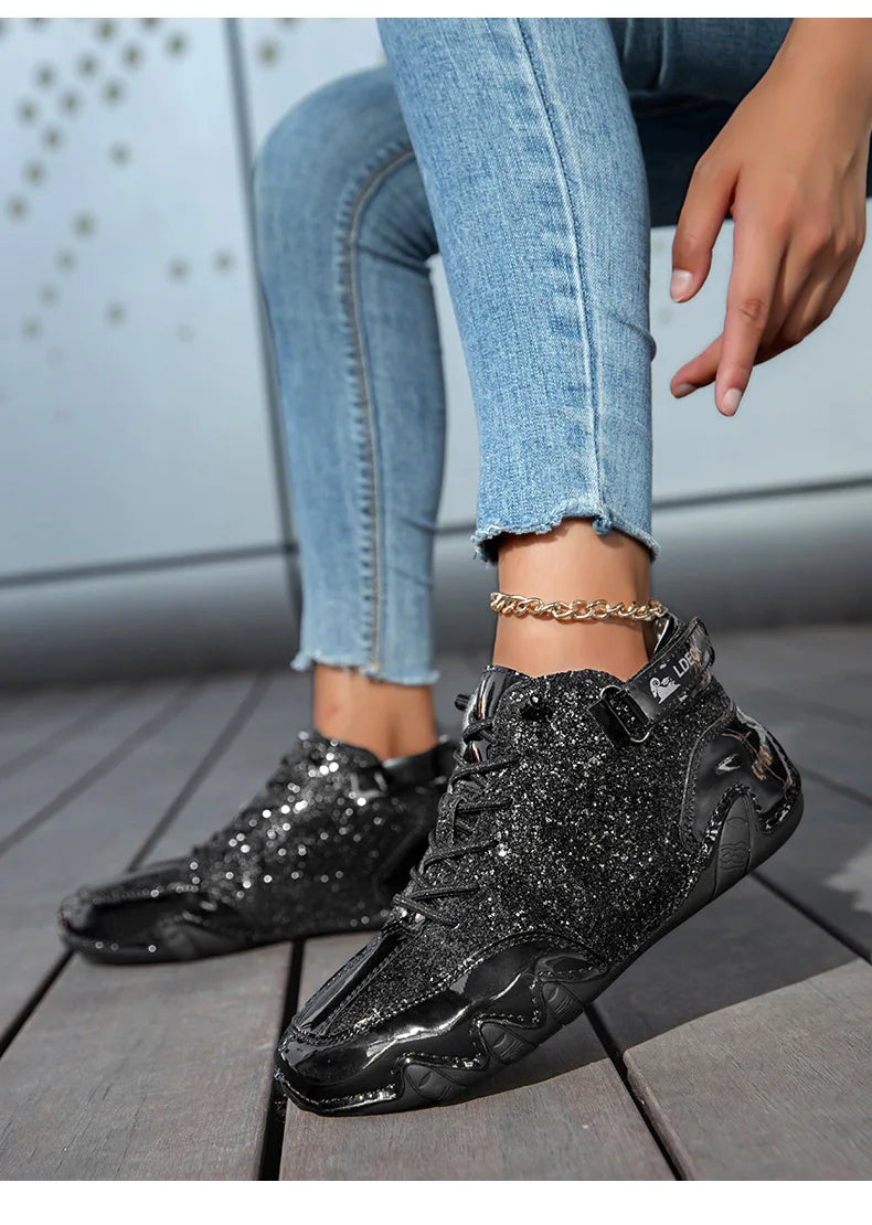 Personalized Solid Color Outdoor Boots Spring Autumn High-top Mens Shoes Fashionable Men Boots and Women's Casual Short Boots