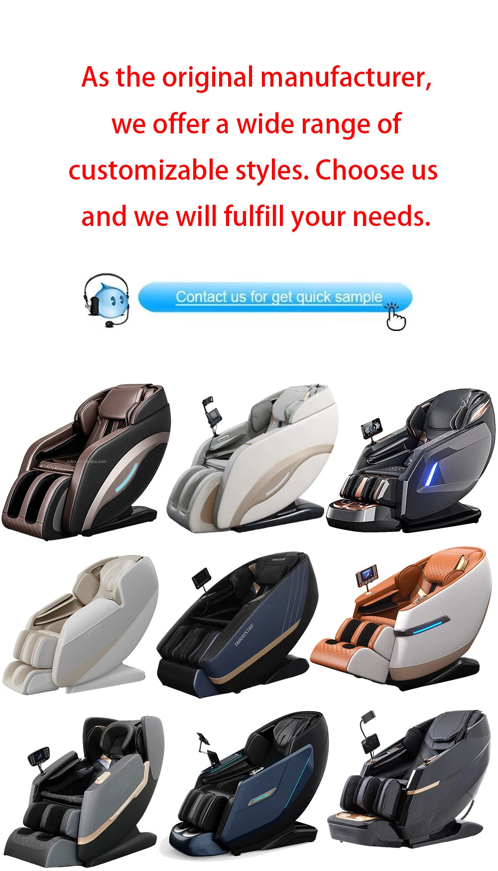 Portable Office Massage Chair, 3D/4D/8D Electric Full Body Zero Gravity | Luxury Multi-Dimensional Relaxation for Home & Work