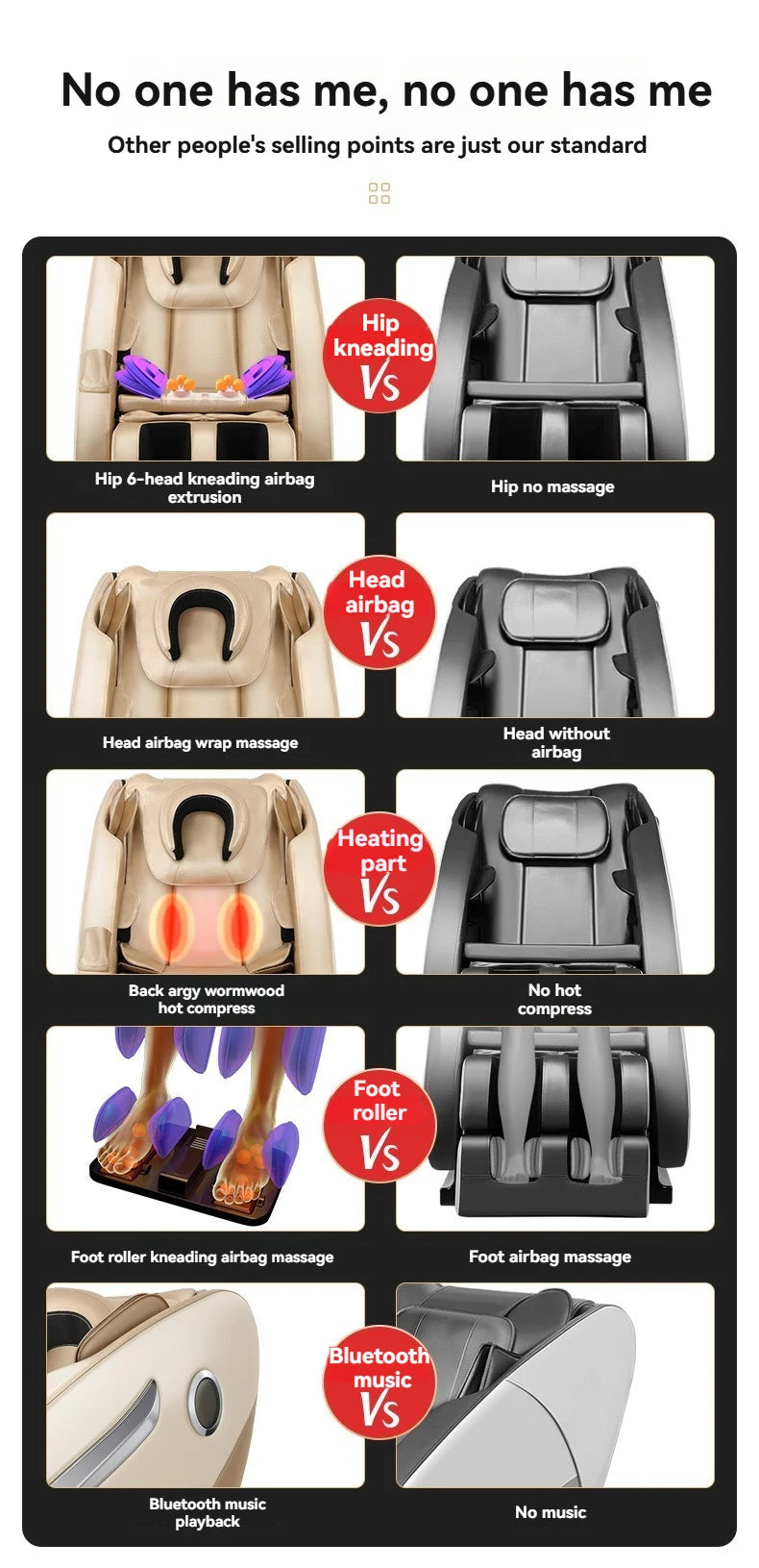 Zero Gravity Massage Chair, Fixed Point Technology with Full Body Music Spa | Luxury Electric Recliner Sofa 2026
