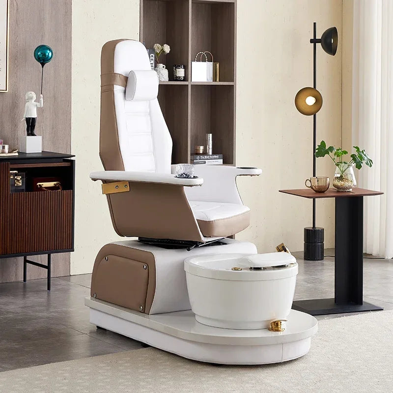 Sofa For Nail Salon, Foot Bath, Electric Foot Massage Chair, Exclusive Massage Beauty Salon Eyelashes And Feet
