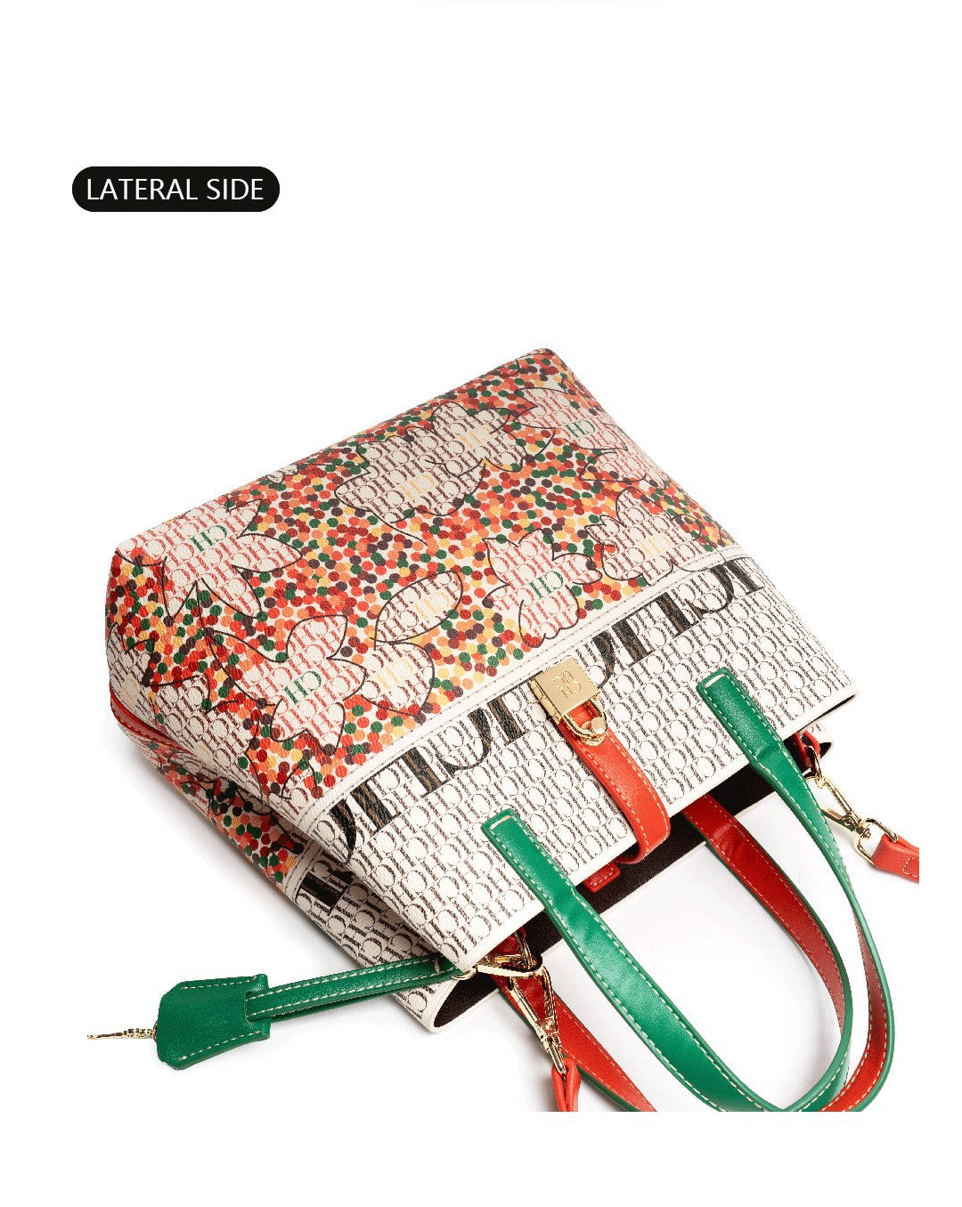 Fashion Design Exquisite Floral Printing Ladies Shoulder Bag Classic Printing Tote Bag Large Capacity Fashion Shopping Bag