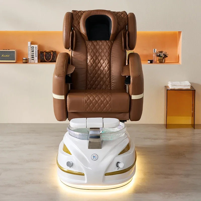 Luxury Nail Salon Foot Bathing Adjustable recline Electric Massage Spa Pedicure Chair*P9