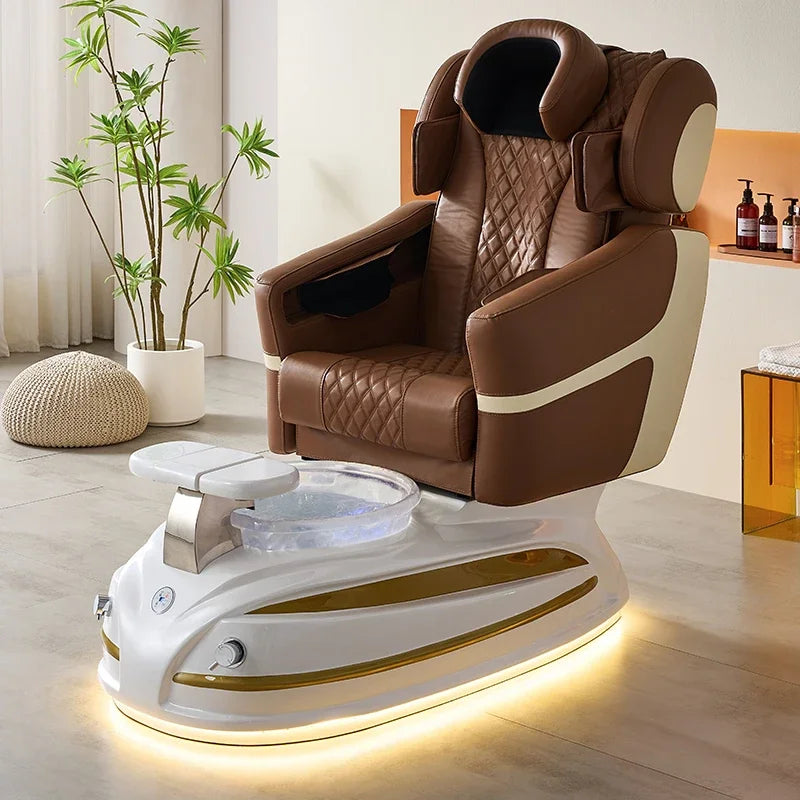 Luxury Nail Salon Foot Bathing Adjustable recline Electric Massage Spa Pedicure Chair*P9