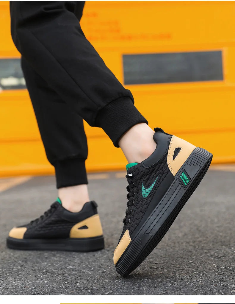 2025 Sport Casual Men Shoes Fashion Design Sneakers Man Platform Comfortable Men Sport Shoes Sneakers Flat Zapatos De Hombre