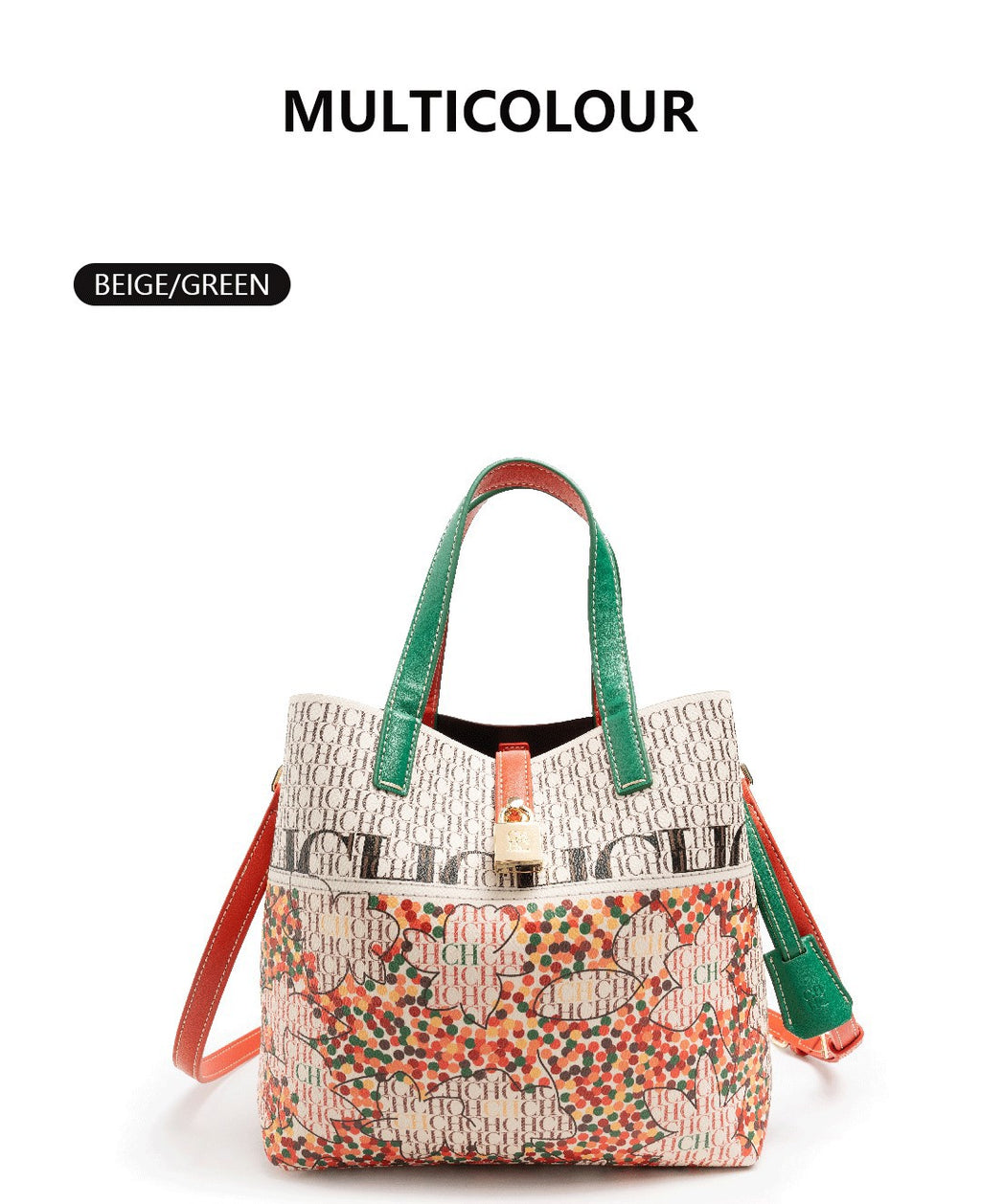 Fashion Design Exquisite Floral Printing Ladies Shoulder Bag Classic Printing Tote Bag Large Capacity Fashion Shopping Bag