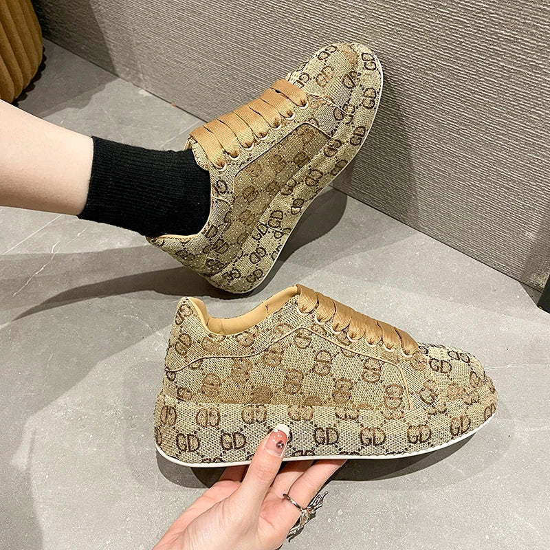 Mixed colors Full Diamond Women's Casual Shoes Fashion Luxury Platform Sports Shoes Women's Party Designer Shining Women's Shoes
