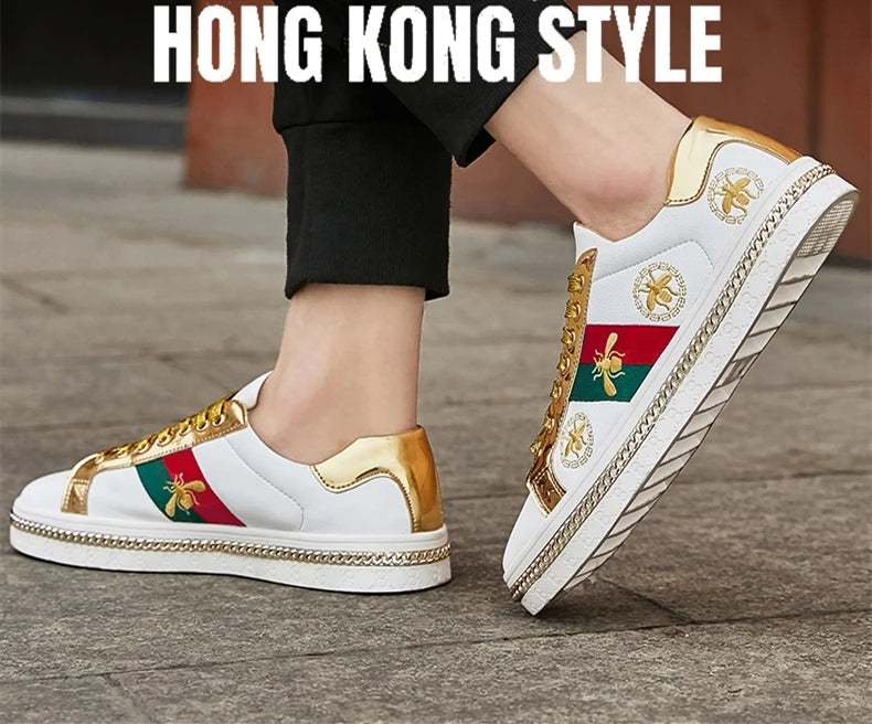 Fashion Casual Leather Shoes Men Women Luxury Brand Breathable Non Slip Outdoor Fitness Shoes Durable Comfort Top Quality Sports