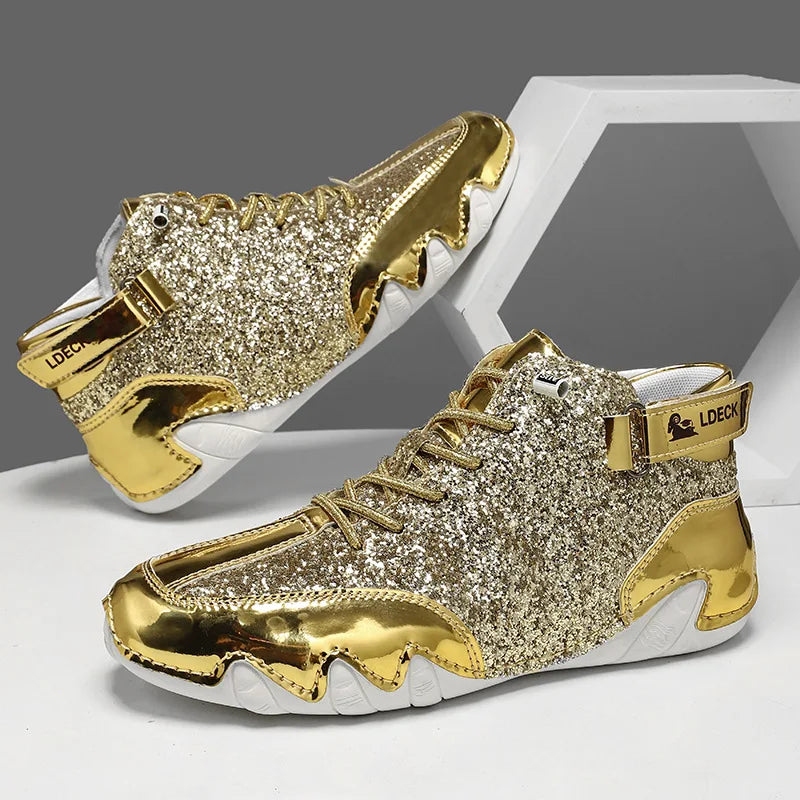 Personalized Solid Color Outdoor Boots Spring Autumn High-top Mens Shoes Fashionable Men Boots and Women's Casual Short Boots