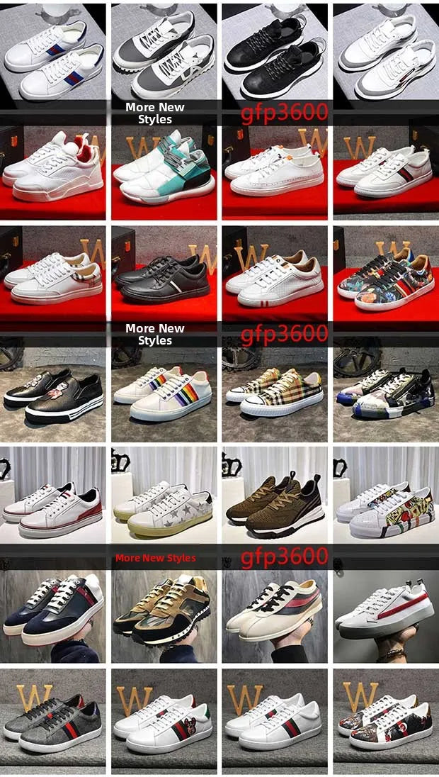 Bongjani Men's Breathable Red Leather Sport oes Casual Faionable All-Season Low-Top Stitched Rubber Sole round Toe oes