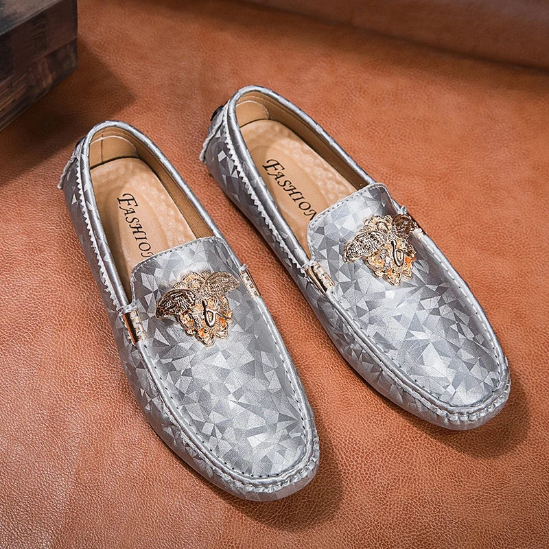 Men's Women Leather Designer Casual Shoes Luxury Loafers Moccasins Brand Driving Male Man Shoes for Men Footwear Plus Size 35-48