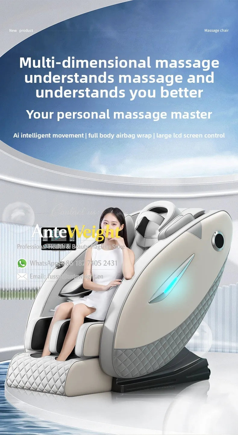 Smart Zero Gravity Space Capsule Massage Chair, Full Body Electric Automatic | Multi-Function Home Recliner