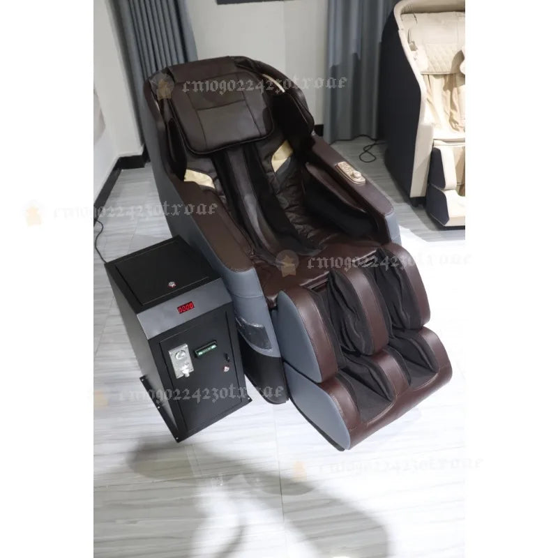 Commercial Massage Chair Full Body Airbags Massage Chair Luxury Coin Operated Vending Zero Gravity 3D