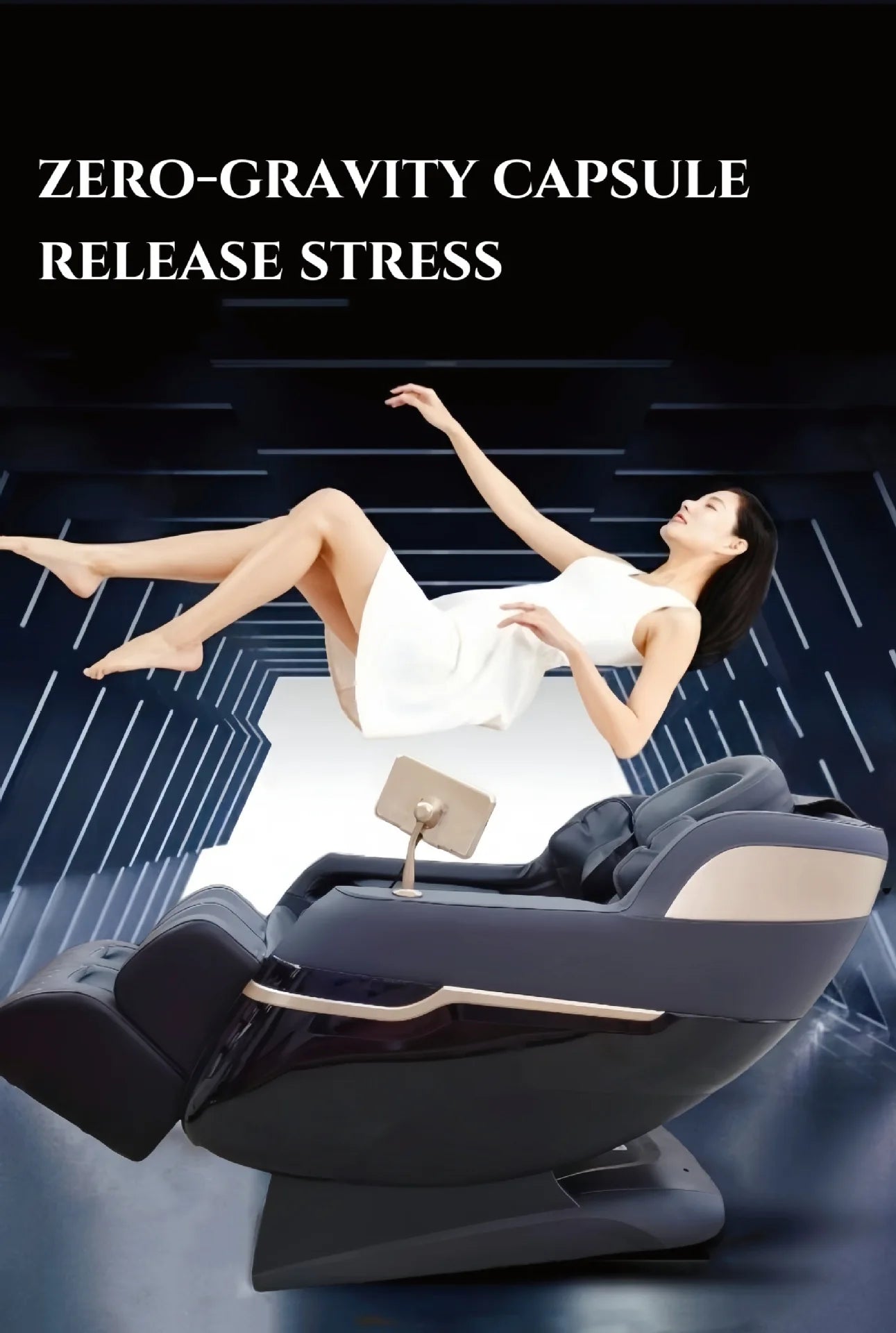 Smart massage chair, home small fully automatic multi-functional space capsule zero gravity sofa massager 2026