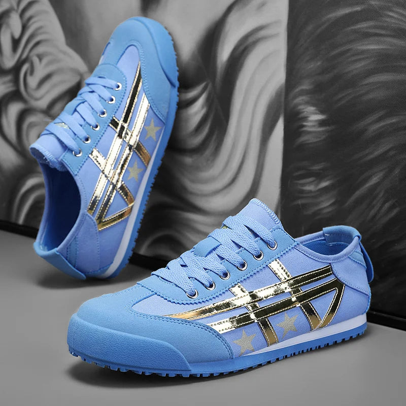 Star Luxury Designer Sneakers Men Women Fashion Blue Casual Lightweight Men's Canvas Sneakers Breathable Women's Sports Sneakers