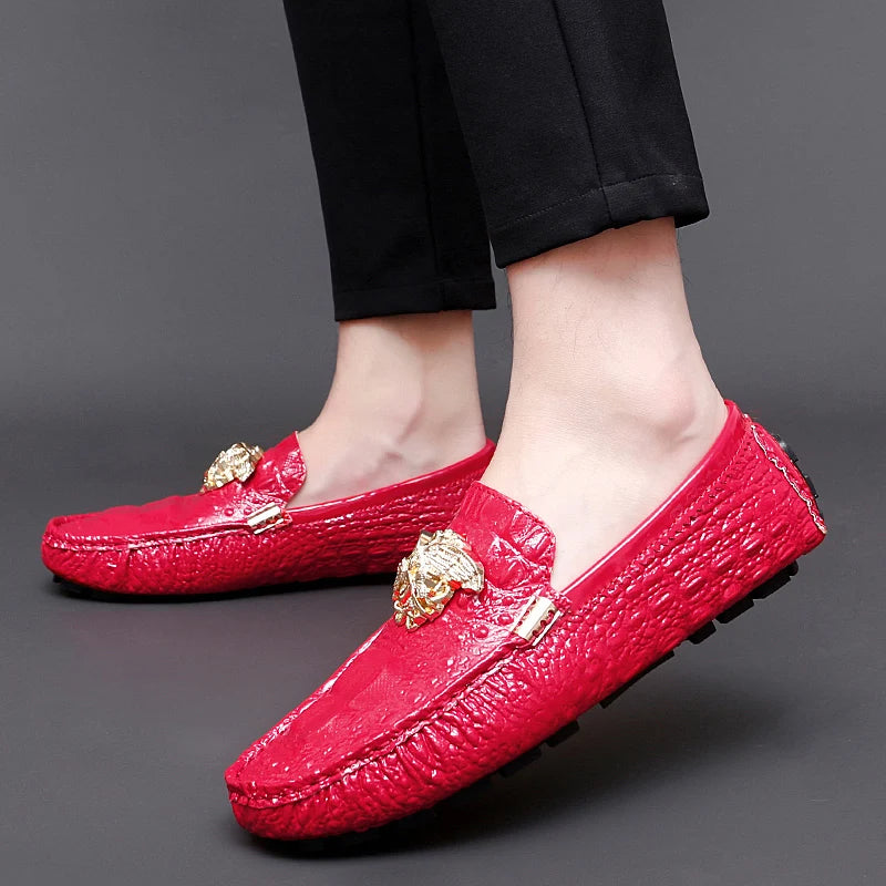 Men's Women Leather Designer Casual Shoes Luxury Loafers Moccasins Brand Driving Male Man Shoes for Men Footwear Plus Size 35-48
