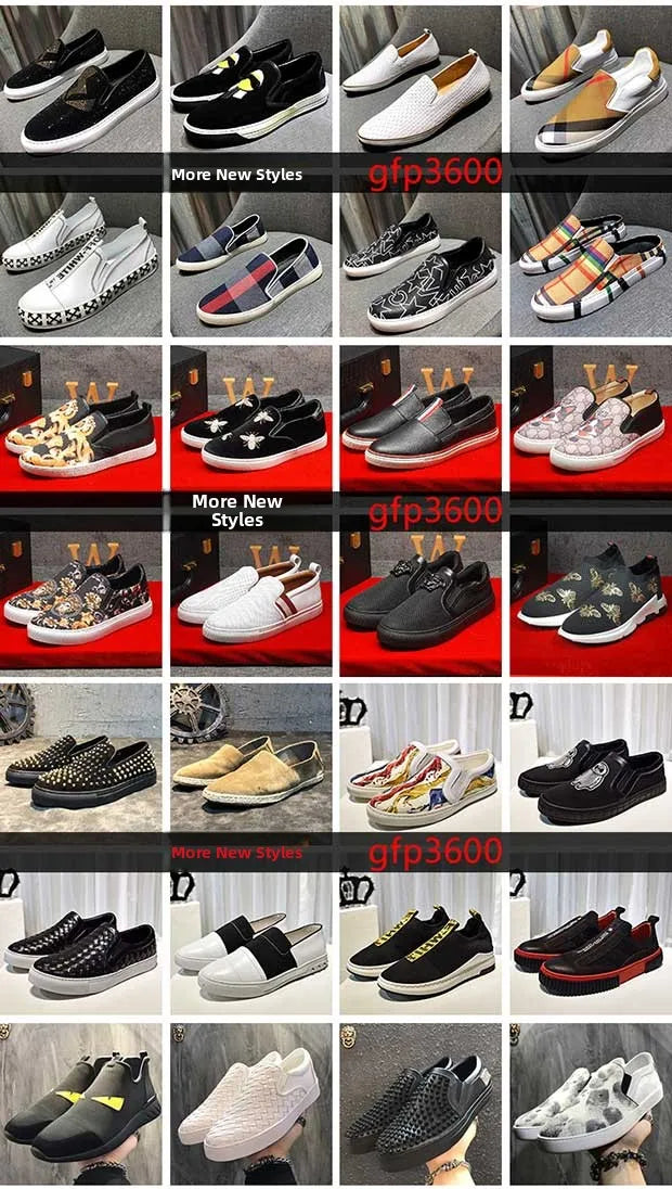 Bongjani Men's Breathable Red Leather Sport oes Casual Faionable All-Season Low-Top Stitched Rubber Sole round Toe oes