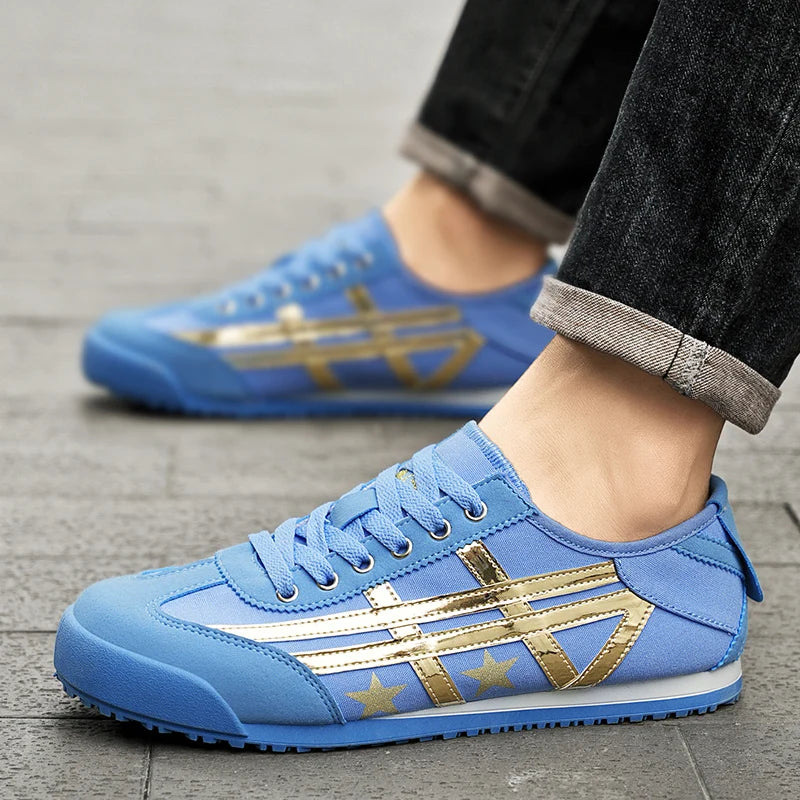 Star Luxury Designer Sneakers Men Women Fashion Blue Casual Lightweight Men's Canvas Sneakers Breathable Women's Sports Sneakers