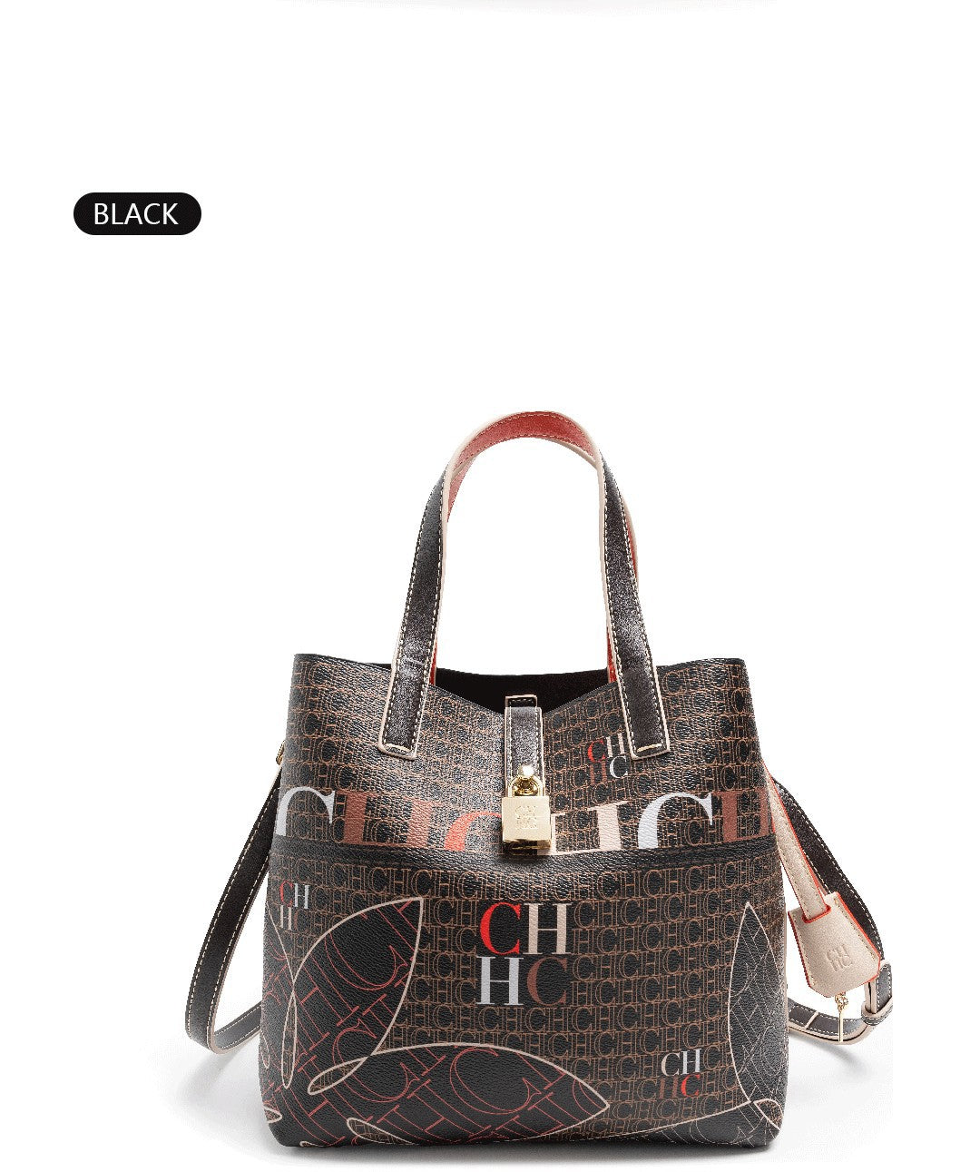 Fashion Design Exquisite Floral Printing Ladies Shoulder Bag Classic Printing Tote Bag Large Capacity Fashion Shopping Bag