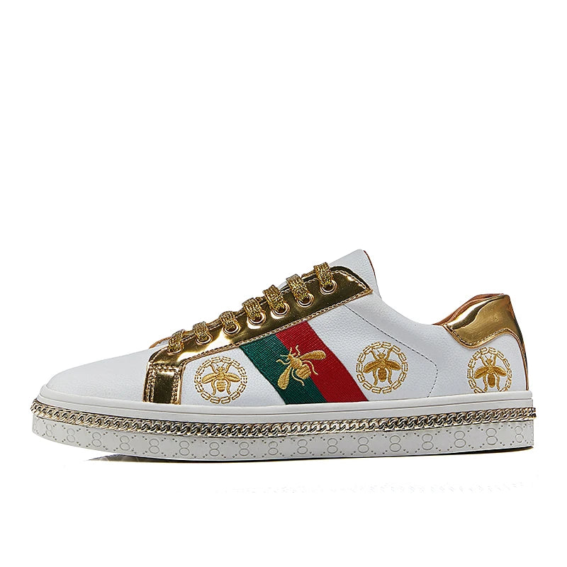 Fashion Casual Leather Shoes Men Women Luxury Brand Breathable Non Slip Outdoor Fitness Shoes Durable Comfort Top Quality Sports