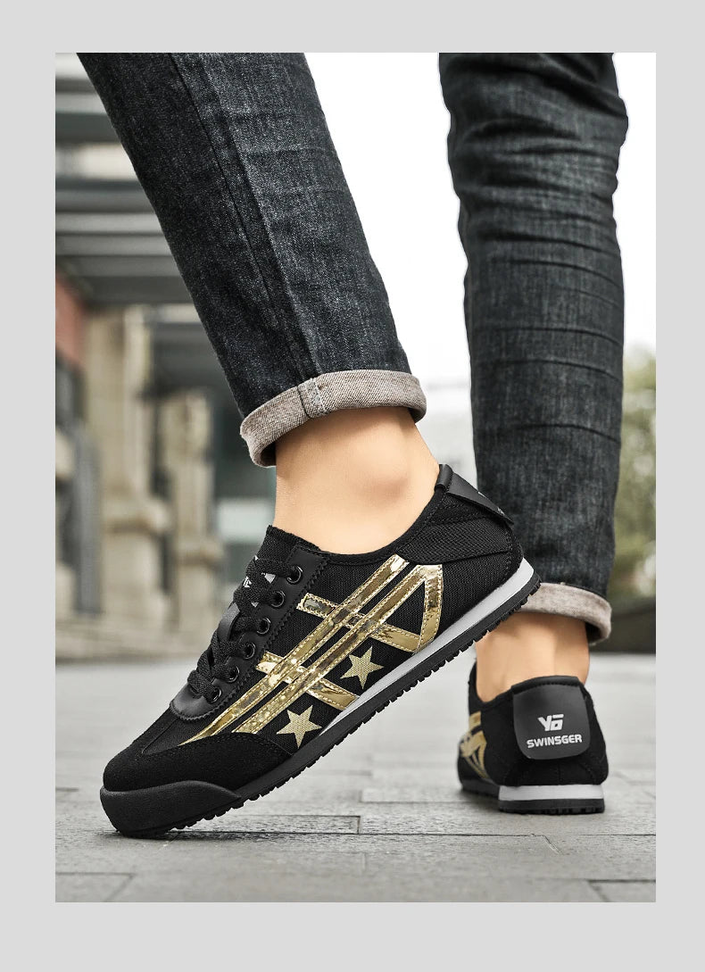 Star Luxury Designer Sneakers Men Women Fashion Blue Casual Lightweight Men's Canvas Sneakers Breathable Women's Sports Sneakers