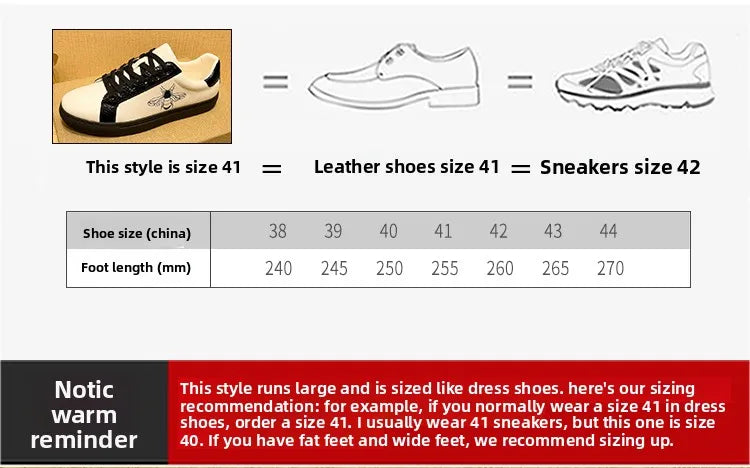 Genuine Leather Luxury Brand Shoes for Men Classic Embroidered Men Skateboard Shoes Designer Sport Shoes Men Zapatillas De Skate