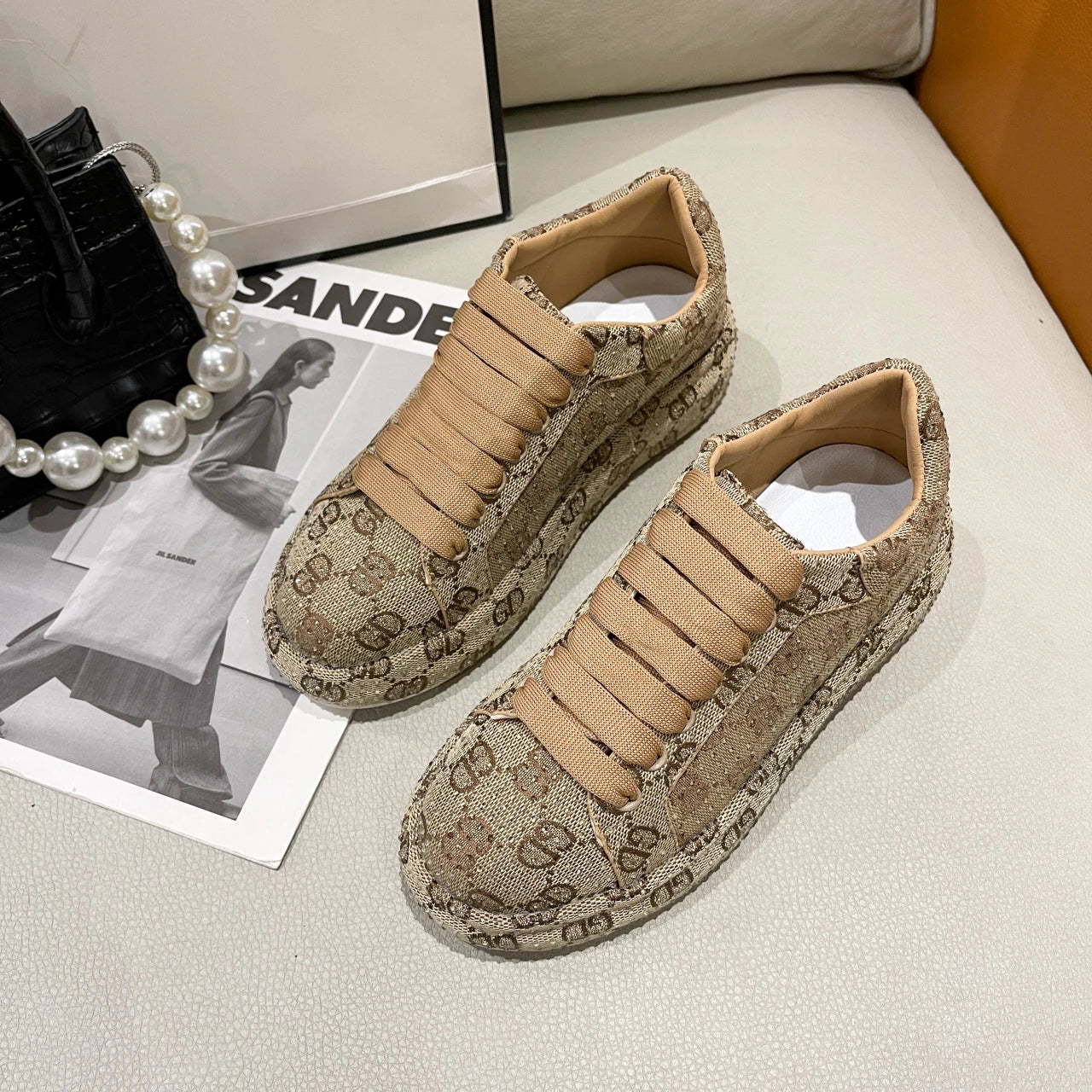 Mixed colors Full Diamond Women's Casual Shoes Fashion Luxury Platform Sports Shoes Women's Party Designer Shining Women's Shoes