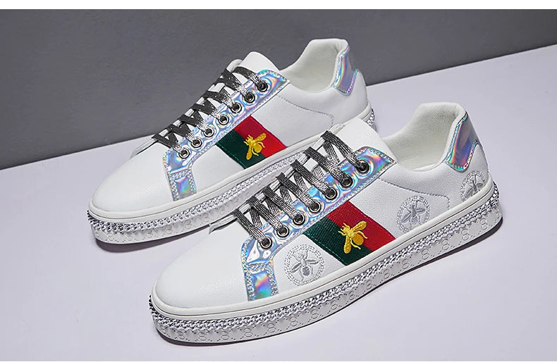 Fashion Casual Leather Shoes Men Women Luxury Brand Breathable Non Slip Outdoor Fitness Shoes Durable Comfort Top Quality Sports