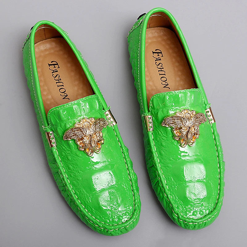 Men's Women Leather Designer Casual Shoes Luxury Loafers Moccasins Brand Driving Male Man Shoes for Men Footwear Plus Size 35-48