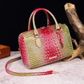 Top-Handle Crocodile Purses For Women Crossbody Leather Bags Trendy Large Capacity Tote with Shoulder Strap Lady Commuting Bags