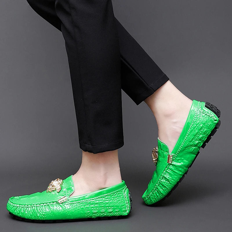 Men's Women Leather Designer Casual Shoes Luxury Loafers Moccasins Brand Driving Male Man Shoes for Men Footwear Plus Size 35-48